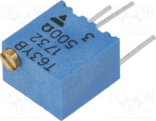 VISHAY Potentiometer: mounting; 500Ω; multiturn; 250mW