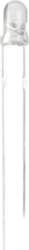 WATER-CLEAR LED 3 mm - BLUE