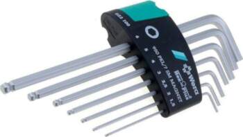 Wrench: hex key-set; Hex Plus; 7pcs