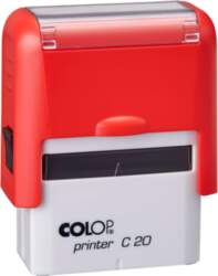 Zīmogs COLOP Printer C20 sarkans korpuss