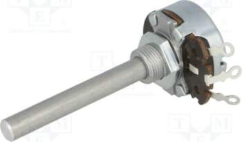 AB ELEKTRONIK Potentiometer: shaft; 5Ω; single