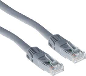 ACT CAT6A U/UTP GREY 0.25M