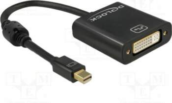 Adapter; DVI-I (24+5) socket,mini DisplayPort