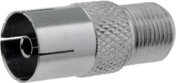 Adapter; F socket, coaxial 9.5mm