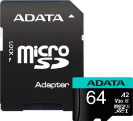 ADATA 64GB Micro SDXC UHS-I Adapter