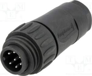AMPHENOL Connector: circular; plug; for cable