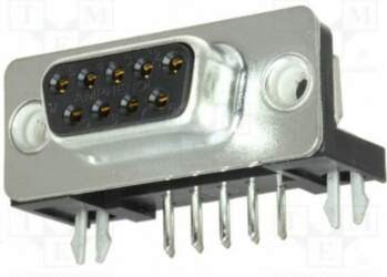 AMPHENOL Connector: D-Sub; PIN: 9; socket
