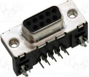 AMPHENOL Connector: D-Sub; PIN: 9; socket