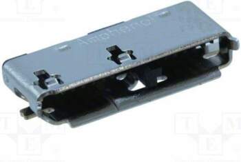 AMPHENOL Connector: USB B micro; SMT