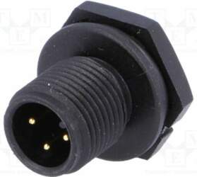 AMPHENOL LTW Connector: M12; socket; PIN: