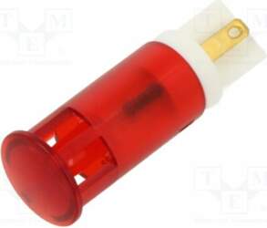 APEM Indicator: LED; flat; red; Ø12mm