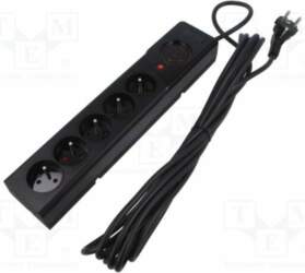 ARCON Plug socket strip: protective; Sockets: