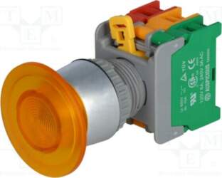 AUSPICIOUS Switch: push-button; 22mm; Stabl.pos: