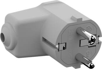 Bachmann angled mounting plug grey, CEE