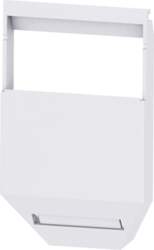 Bachmann DESK2 concealed cable routing, white