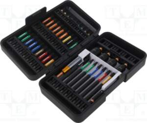 BAHCO Tools set: screwdriver bits; bag