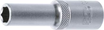 BGS TECHNIC Socket Hex, deep 1/2"