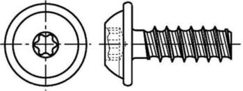 BOSSARD Screw; for plastic; 2.2x10