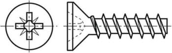 BOSSARD Screw; for plastic; 3x10; Head: