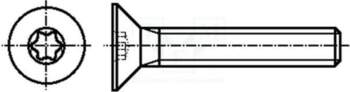 BOSSARD Screw; M2; M2x6; Head: countersunk