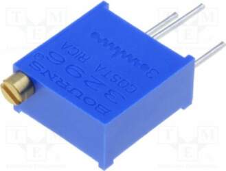 BOURNS Potentiometer: mounting; 100Ω; multiturn; 500mW