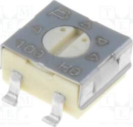 BOURNS Potentiometer: mounting; 100Ω; single turn
