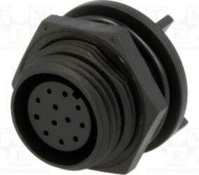BULGIN Connector: circular; socket; female; PIN: