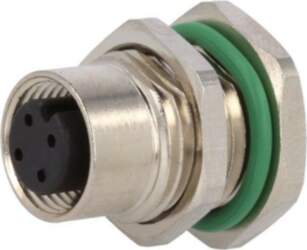 BULGIN Connector: M12; socket; PIN: 4