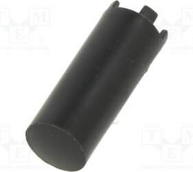 Button; none; round; black; Ø6.5mm