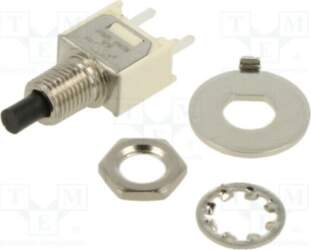 C&K Switch: push-button; Pos: 2; SPST-NO