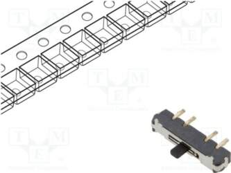 C&K Switch: slide; Pos: 3; SP3T
