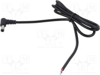 Cable; 2x0.5mm2; DC 5,5/2