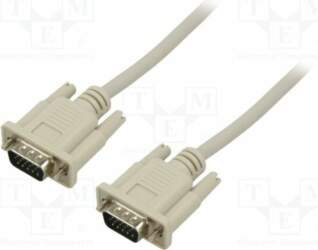 Cable; D-Sub 15pin plug,both sides