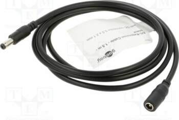 Cable; DC 5,5/2,1 plug