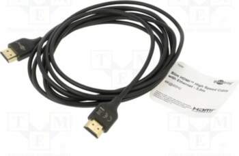 Cable; HDMI plug,both sides; 3m