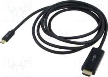 Cable; HDMI plug,USB C plug