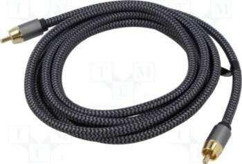 Cable; RCA plug,both sides; 10m