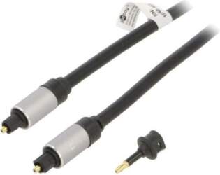 Cable; Toslink plug,both sides; 5m