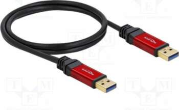 Cable; USB A plug,both sides