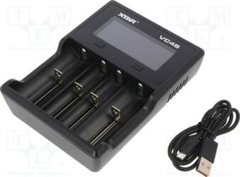 Charger: microprocessor-based; Li-Ion; 1.2/3.6/3