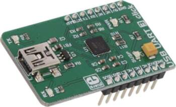 Click board; prototype board; Comp: CP2102N