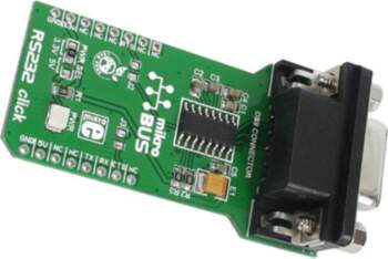 Click board; prototype board; Comp: MAX3232