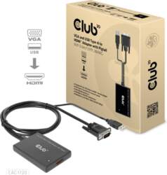 Club 3D Videoadapter 60cm Sort |