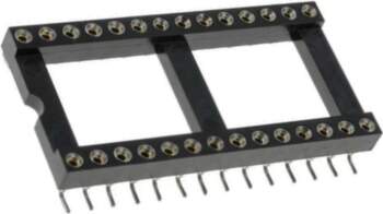 CONNFLY Socket: integrated circuits; DIP28; Pitch: