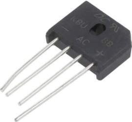 DC COMPONENTS Bridge rectifier: single-phase; Urmax: