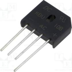 DC COMPONENTS Bridge rectifier: single-phase; Urmax: