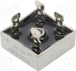 DC COMPONENTS Bridge rectifier: single-phase; Urmax: