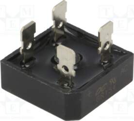 DC COMPONENTS Bridge rectifier: single-phase; Urmax: