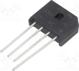 DC COMPONENTS Bridge rectifier: single-phase; Urmax: