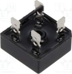 DC COMPONENTS Bridge rectifier: single-phase; Urmax: